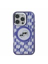 Karl Lagerfeld Karl Lagerfeld IML Monogram K&CH Heads MagSafe Zadný Kryt pre iPhone 16 Pro Purple