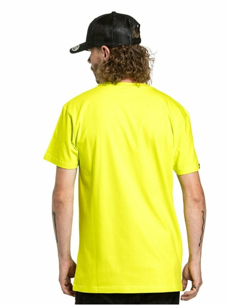 Meatfly Meatfly pánske tričko MF Logo Safety Yellow | Žltá | Veľkosť