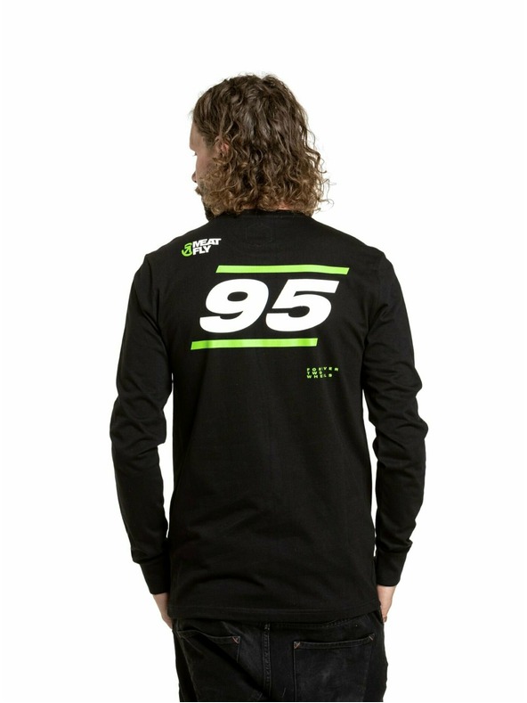 Meatfly Meatfly pánske tričko s dlhým rukávom Appex Čierne