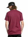 Meatfly Meatfly pánske tričko MF Logo Dark Wine | Červená | Veľkosť