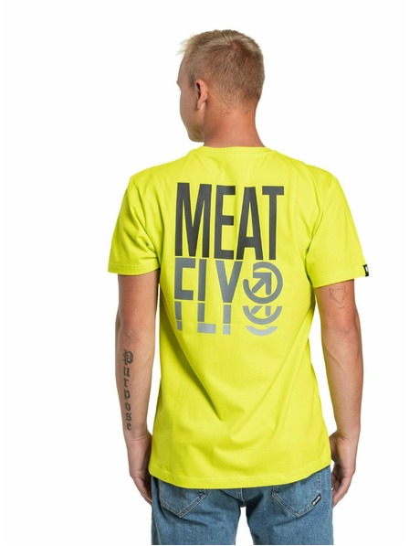 Meatfly Meatfly pánske tričko Phase Safety Yellow | Žltá | Veľkosť