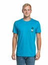 Meatfly Meatfly pánske tričko Phase Ocean Blue | Modrá | Veľkosť