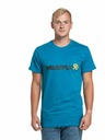 Meatfly Meatfly pánske tričko Logex Funky Blue | Modrá | Veľkosť S | 100% bavlna