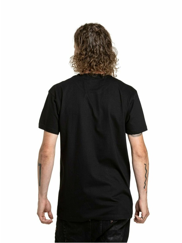 Meatfly Meatfly pánske tričko Fullface Čierne | Čierna | Veľkosť