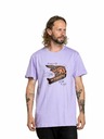 Meatfly Meatfly pánske tričko Fullface Dusty Purple | Fialová | Veľkosť