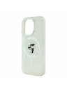 Karl Lagerfeld Karl Lagerfeld IML Trblietavý Karl a Choupette MagSafe Zadný kryt pre iPhone 16 Pro Max Transparentný