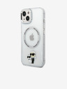 Karl Lagerfeld Karl Lagerfeld IML Karl a Choupette NFT MagSafe Zadný kryt pre iPhone 14 Transparentný