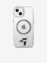 Karl Lagerfeld Karl Lagerfeld IML Karl a Choupette NFT MagSafe Zadný kryt pre iPhone 14 Transparentný