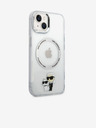 Karl Lagerfeld Karl Lagerfeld IML Karl a Choupette NFT MagSafe Zadný kryt pre iPhone 14 Transparentný