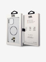 Karl Lagerfeld Karl Lagerfeld IML Karl a Choupette NFT MagSafe Zadný kryt pre iPhone 14 Transparentný