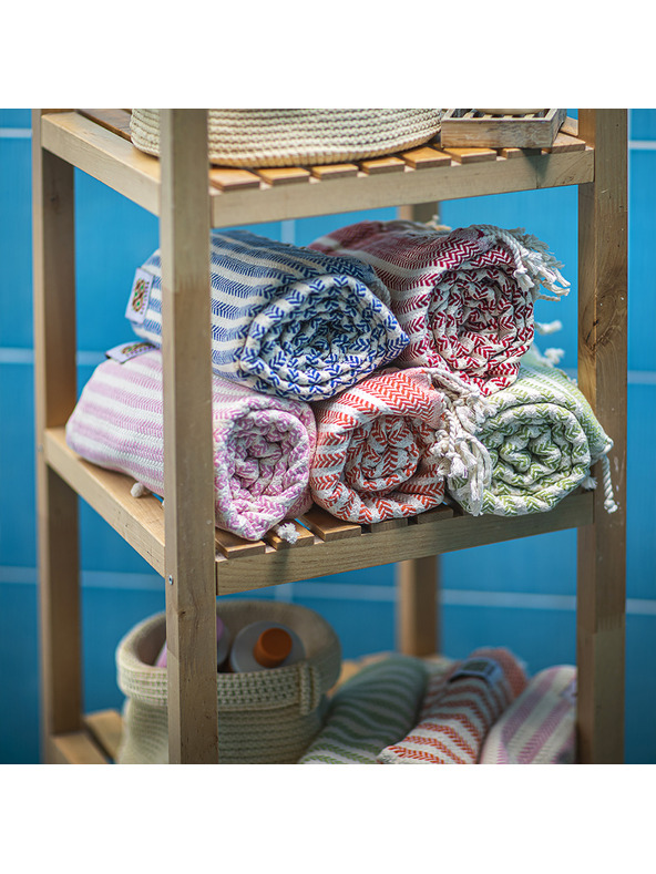 Balkanova Bavlnený uterák a osuška Portokala I - modrá súprava