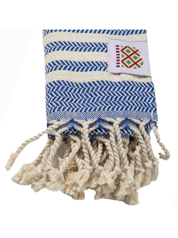 Balkanova Bavlnený uterák a osuška Portokala I - modrá súprava