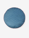 Hip Bedding Priemer 55 cm - Modrý vzorovaný obojstranný vankúš Home Hip Kodiak