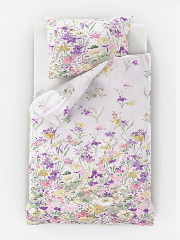 Kvalitex Bavlnená posteľná bielizeň PROVENCE COLLECTION 140x200, 70x90cm ISABEL fialová