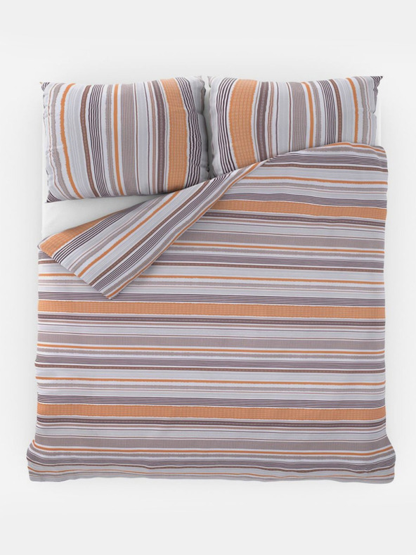 Kvalitex Francúzske bavlnené posteľné obliečky 220x200, 70x90cm VENTA béžová