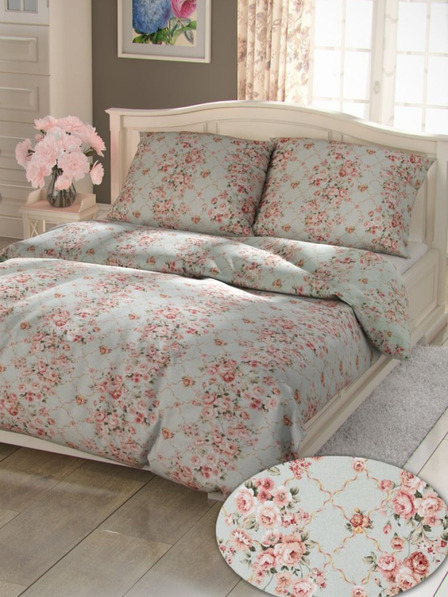 Kvalitex Kolekcia Provence 240x220, 70x90cm Rosalie zelená Qualitex