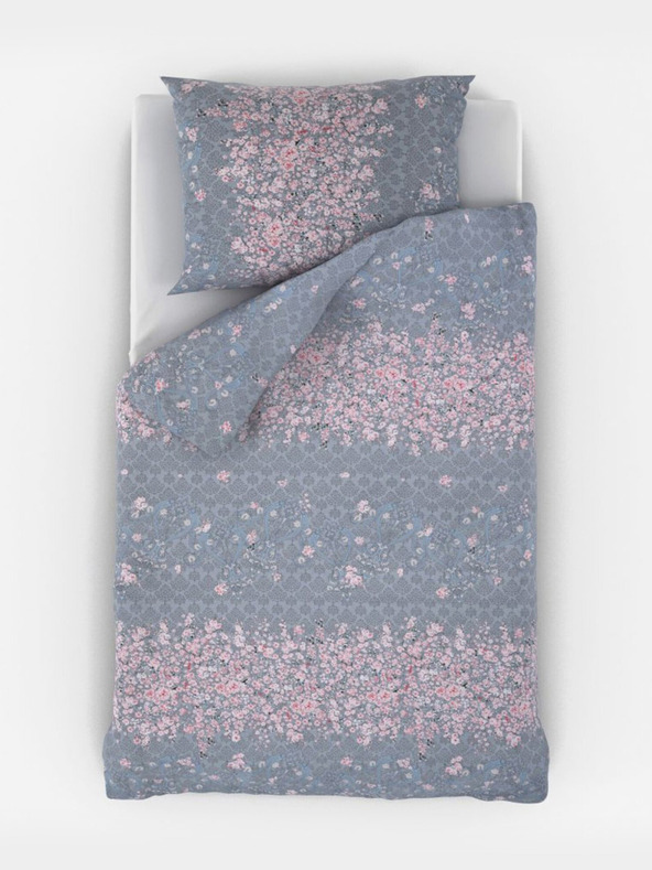 Kvalitex Francúzska bavlnená posteľná bielizeň PROVENCE COLLECTION 240x200, 70x90cm MILENA ružová