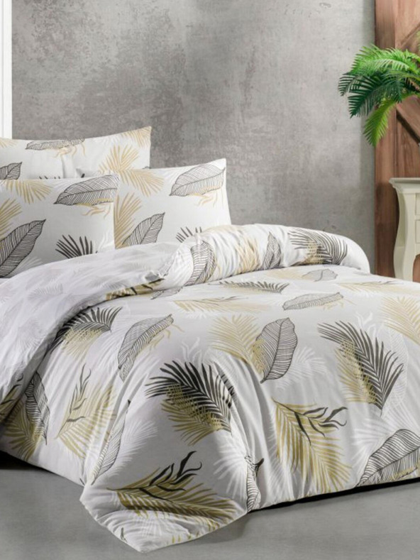 Kvalitex Francúzske bavlnené posteľné obliečky DELUX 200x200, 70x90cm SANEL sivá