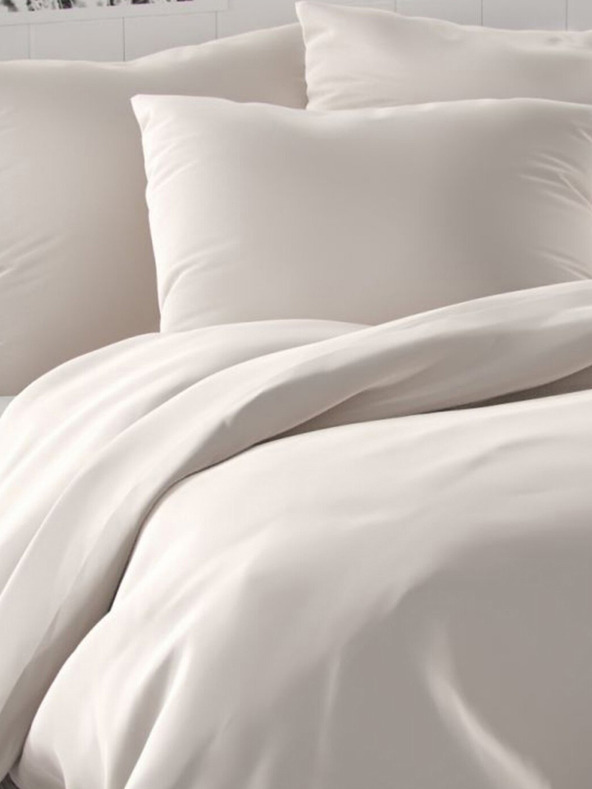 Kvalitex LUXURY COLLECTION francúzske saténové prestieradlo 1+2, 220x200, 70x90cm biele