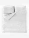 Kvalitex Francúzska krepová posteľná bielizeň 240x200, 70x90cm biela Kvalitex