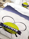 Kvalitex 3D posteľná bielizeň 140x200, 70x90cm Tenis