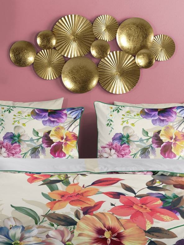 Descanso Krémová saténová posteľná bielizeň Descanso 140 x 220 cm