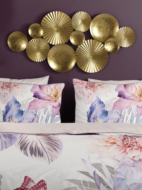 Descanso Ružovo-krémová saténová posteľná bielizeň Descanso 140 x 220 cm