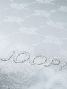 JOOP! 2x 70x90/200x200 Svetlosivá saténová vzorovaná posteľná bielizeň na dvojlôžko JOOP! Chrpa