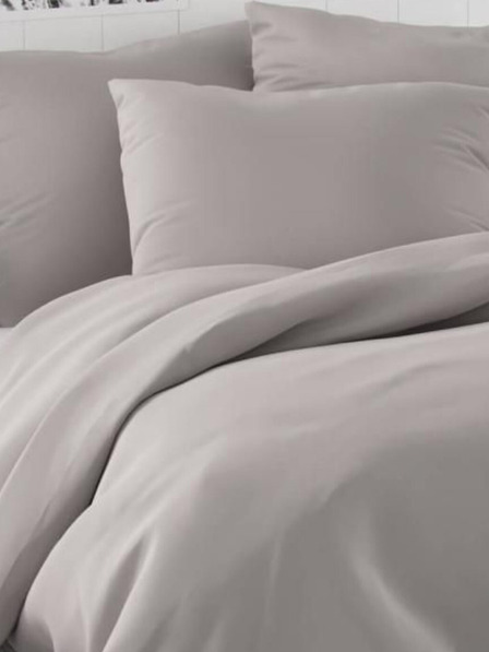 Kvalitex Saténové francúzske posteľné obliečky LUXURY COLLECTION 1+2, 220x200, 70x90cm svetlo šedé