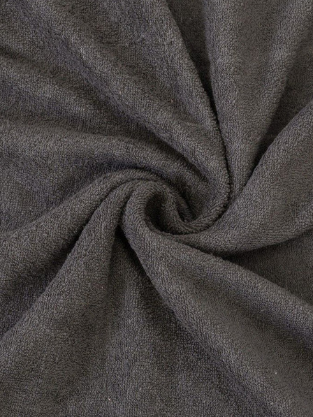 Kvalitex Froté prestieradlo 200x200cm tmavosivé Kvalitex