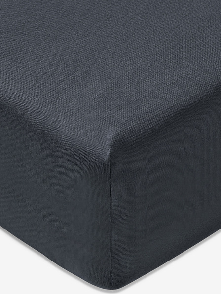JOOP! 100x200 Tmavosivé prestieradlo z elastického džerseja JOOP!