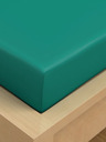 Kvalitex Bavlnené napínacie prestieradlo 90x200cm petrol