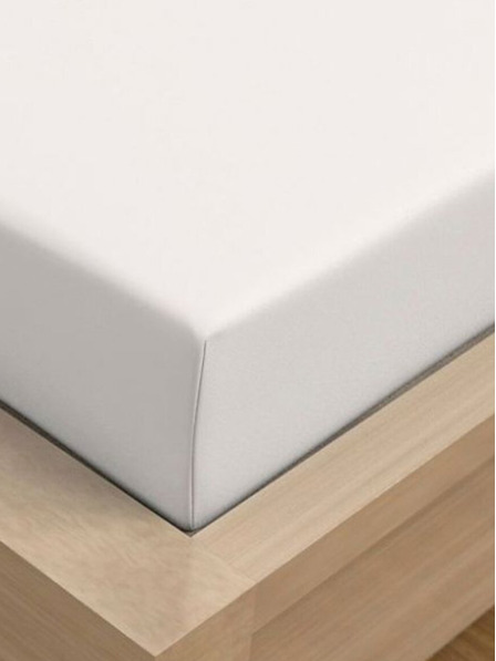Kvalitex Jersey prestieradlo s lycrovou gumou 180x200cm biele Kvalitex