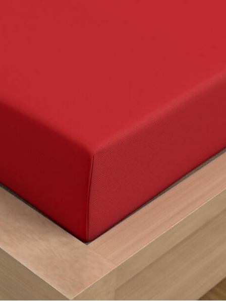 Kvalitex Saténové prestieradlo Luxury Collection 220x200cm červené Kvalitex