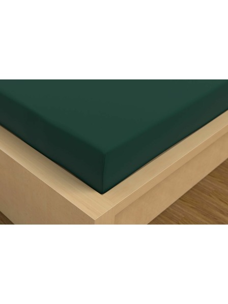 Kvalitex Saténové prestieradlo Luxury Collection 200x200cm tmavozelené Kvalitex