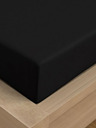 Kvalitex Saténové prestieradlo Luxury Collection 220x200cm čierne Kvalitex