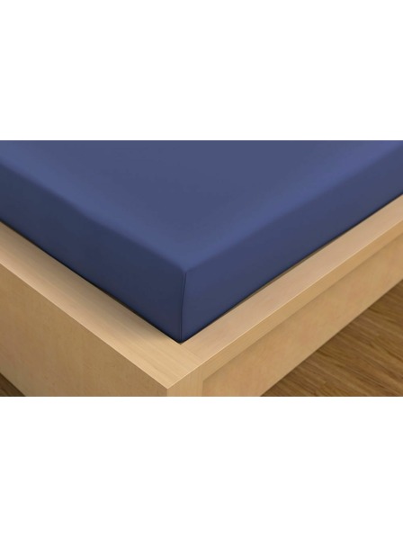 Kvalitex Saténové prestieradlo Luxury Collection 220x200cm tmavomodré Kvalitex