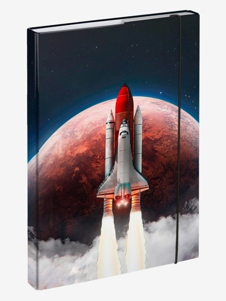 BAAGL  Modré dosky na školské zošity A4 Space Shuttle Baagl