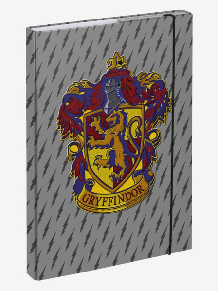 BAAGL  Šedý A4 Harry Potter Nebelvír Erbový obal Baagl