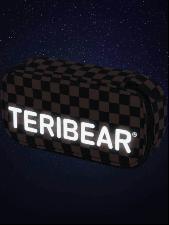 BAAGL  Čierny školský peračník skate teribear Baagl