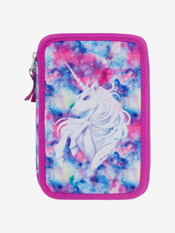 BAAGL  Ružový školský peračník dvojposchodový Baagl Jednorožec