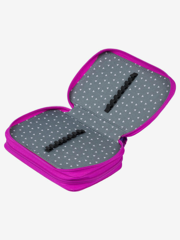 BAAGL  Ružový školský peračník dvojposchodový Baagl Jednorožec