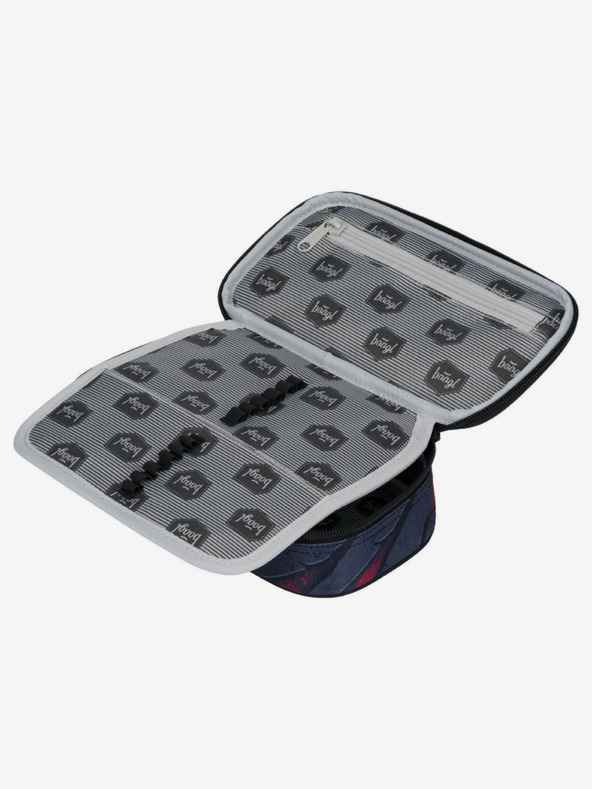 BAAGL  Šedý školský peračník etue lava Baagl