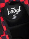 BAAGL  Červený školský batoh skate teribear Baagl