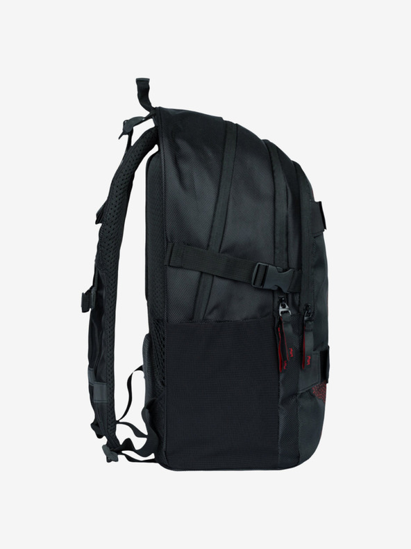 BAAGL  Čierna školská súprava - batoh, peračník, taška Baagl Skate Red