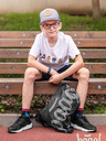 BAAGL  Čierny 3 set skate ska: batoh, penál, taška Baagl