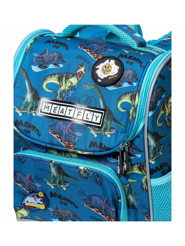 Meatfly Meatfly školská aktovka Alex Dino Petrol