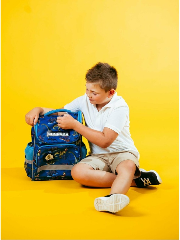 Meatfly Meatfly školská aktovka Alex Dino Petrol