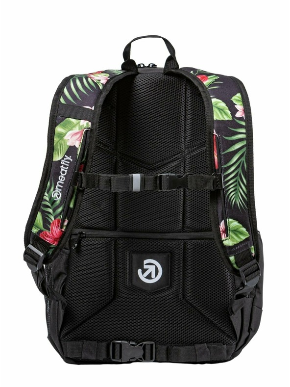 Meatfly Meatfly batoh Basejumper Tropical Black 22 L