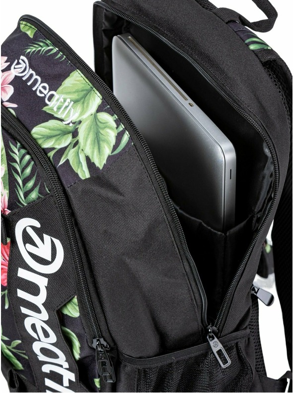 Meatfly Meatfly batoh Basejumper Tropical Black 22 L